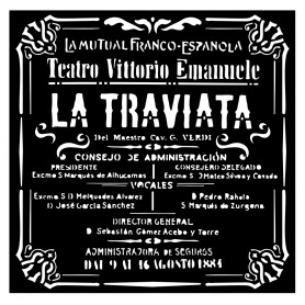 Pochoir La Traviata 18x18cm - Desire - Stamperia Thick Stencil