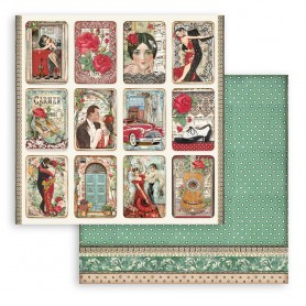 Papier 30x30 Small Cards 1f - Desire - Stamperia