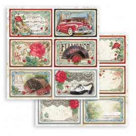 Papier 30x30 6 Cards 1f - Desire - Stamperia