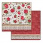 Papier 30x30 Pattern with Roses 1f - Desire - Stamperia