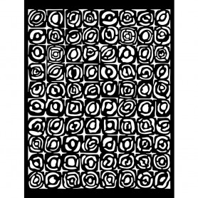 Pochoir Pattern 20x25cm - Bauhaus - Stamperia Thick Stencil