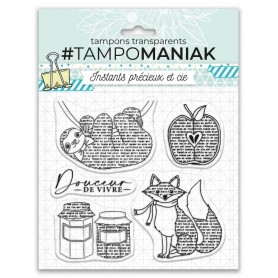 Tampons Douceur de vivre Panda - Instants précieux et cie - Tampomaniak