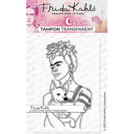 Tampon La femme au chien 1pc - Frida Kahlo - Love in the Moon
