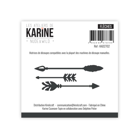 Dies Trio de flèches - Nude & Wild - Les Ateliers de Karine