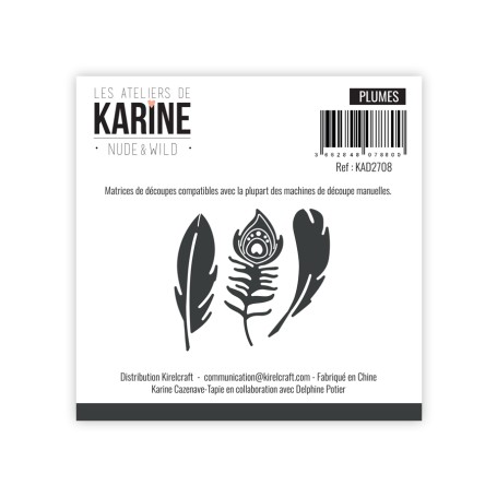 Dies Plumes 3pc - Nude & Wild - Les Ateliers de Karine