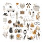 Die-cuts calque Nude & Wild 35pc - Les ateliers de Karine