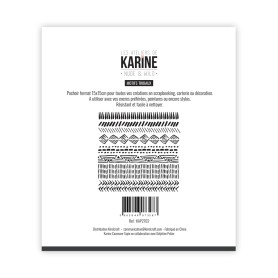 Pochoir Motifs tribaux - Nude & Wild - Les ateliers de Karine