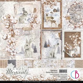 Set de papier 30x30 Cozy Moments 12 feuilles - Ciao Bella Papercrafting