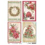 Papier de riz A4 Cards - 1 feuille - Christmas Vibes - Ciao Bella Papercrafting