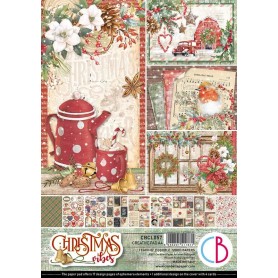 Set de papier A4 Christmas Vibes 9f - Creative Pad Ciao Bella Papercrafting