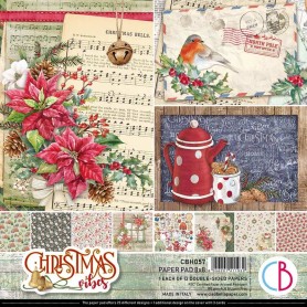 Set de papier 20x20 Christmas Vibes 12 feuilles – Ciao Bella Papercrafting