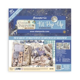 3D Pop Up Card Kit Cosmos Infinity - Stamperia