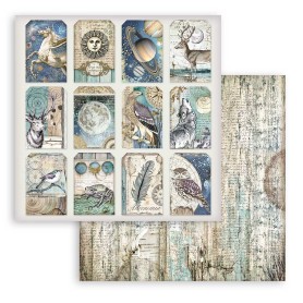 Papier 30x30 Tag 1f - Cosmos Infinity - Stamperia