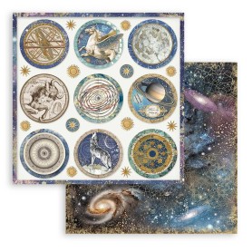 Papier 30x30 Rounds 1f - Cosmos Infinity - Stamperia