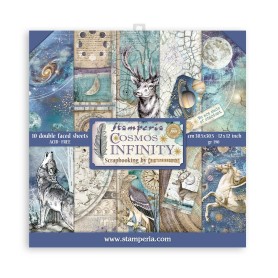 Set de papier 30x30 Cosmos Infinity 10 feuilles - Stamperia