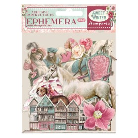 Die-cuts Ephemera Sweet Winter 33 pc - Stamperia