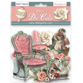 Die-cuts Clear Sweet Winter 43pc - Stamperia