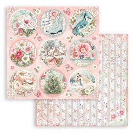 Papier 30x30 Rounds 1f - Sweet Winter - Stamperia