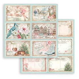 Papier 30x30 Cards 1f - Sweet Winter - Stamperia