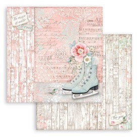 Papier 30x30 Ice Skate 1f - Sweet Winter - Stamperia