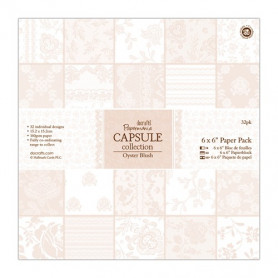 Set de papier 15x15 Oyster Blush 32f – Capsule Docrafts Papermania 