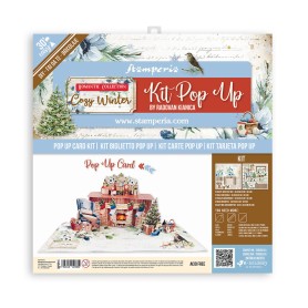 3D Paper Kit Pop Up Romantic Cozy winter - Stamperia