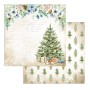 Papier 30x30 Christmas Tree 1f - Cozy Winter - Romantic Collection Stamperia
