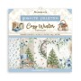 Set de papier 30x30 Cozy Winter 10 feuilles - Romantic Collection Stamperia