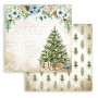 Set de papier 30x30 Cozy Winter 10 feuilles - Romantic Collection Stamperia