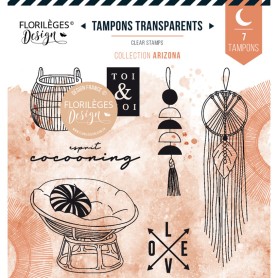 Tampons Cocooning Bohème - Arizona - Florilèges Design