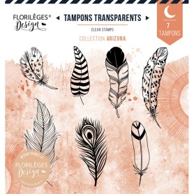 Tampons Jolies plumes - Arizona - Florilèges Design