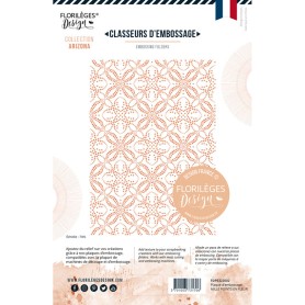 Classeur de gaufrage Mille Points en fleur – Florilèges Design