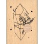 Tampon bois Cristal Love - Arizona - Florilèges Design
