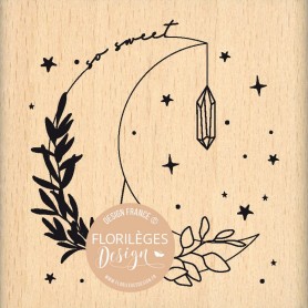 Tampon bois Sweet Moon - Arizona - Florilèges Design