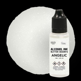 Encre à alcool Glitter Accents Angelic 12ml - Couture Creations - Alcohol ink