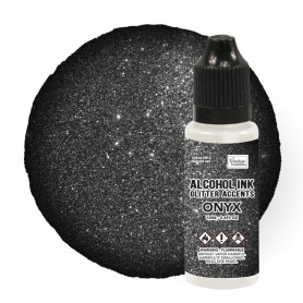 Encre à alcool Glitter Accents Onyx 12ml - Couture Creations - Alcohol ink