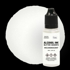 Encre à alcool Glitter Accents Incandescent 12ml - Couture Creations - Alcohol ink