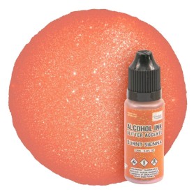Encre à alcool Glitter Accents Burnt Sienna 12ml - Couture Creations - Alcohol ink