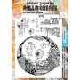 Tampons 773 Secret Garden 10pc - AALL and Create Clear stamps