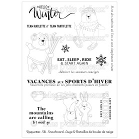 Tampons Sports d'Hiver - Believe in Magic - Mes P'tits Ciseaux