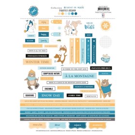 Planche d'étiquettes à découper Believe in Magic - Mes P'tits Ciseaux
