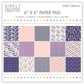 Set de papier 15x15 Sweet Dreams 30f – Simply Creative