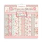 Set de papier 20x20 Background Selection Rose Parfum 10 feuilles - Stamperia