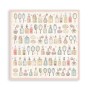 Set de papier 20x20 Background Selection Rose Parfum 10 feuilles - Stamperia