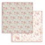 Set de papier 20x20 Background Selection Rose Parfum 10 feuilles - Stamperia