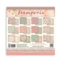 Set de papier 20x20 Background Selection Rose Parfum 10 feuilles - Stamperia
