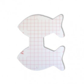 Porte-serviette Poisson Ichthus double Creapop à  décorer – Décoration de table