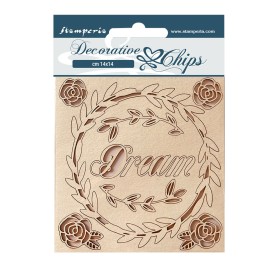 Decorative Chips Dream - Rose Parfum - Stamperia