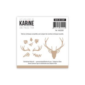 Dies Bois de Cerf 9pc - Une Pause Fika - Les Ateliers de Karine