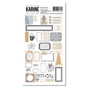 Stickers étiquettes Une Pause Fika - Les ateliers de Karine